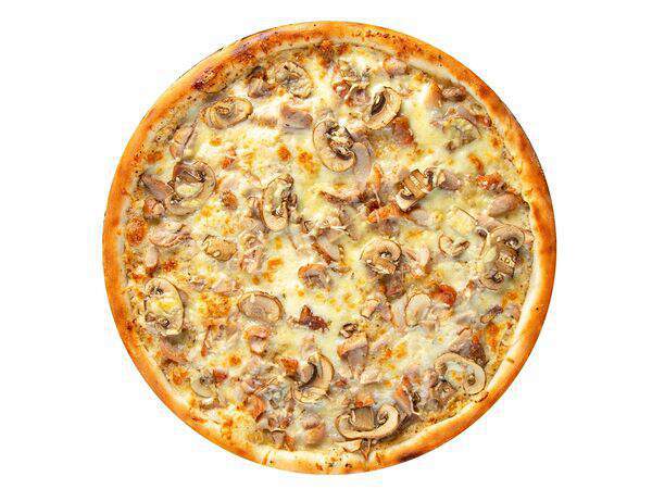 Белка тесто - Пицца Курица с грибами