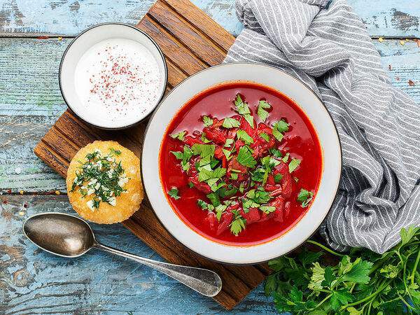 Пряности & Радости - Борщ с пампушкой