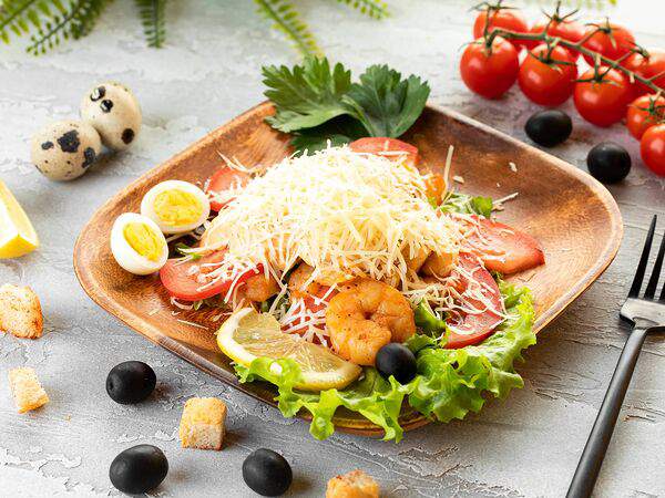 На Труда - Салат цезарь с креветками