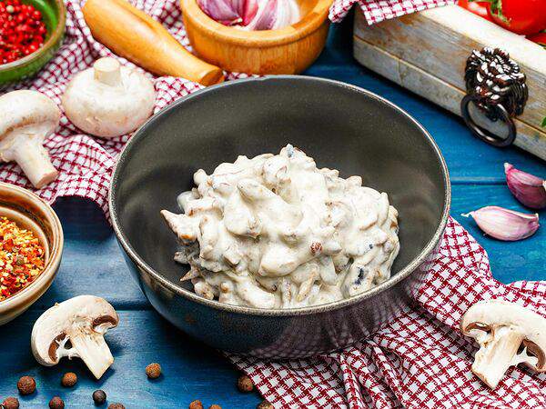 Пельменная - Бефстроганов с грибами