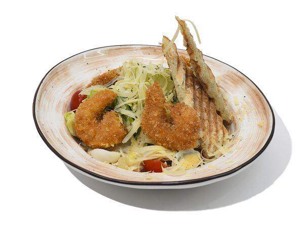 Paprika - Салат Цезарь с креветкой