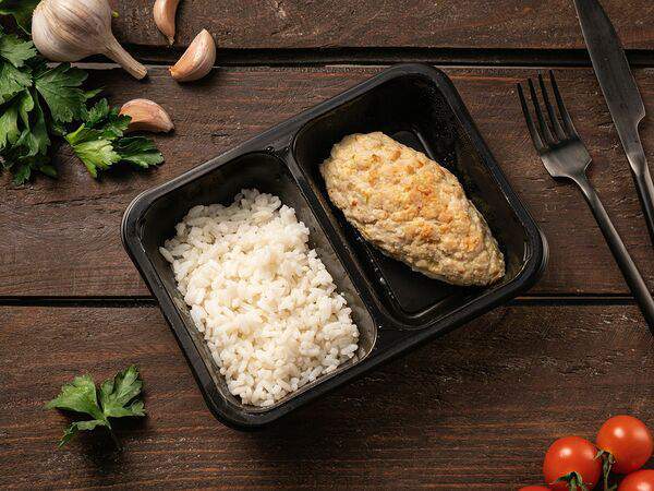 Твоя Еда - Зразы с зеленым луком, яйцом и рисом