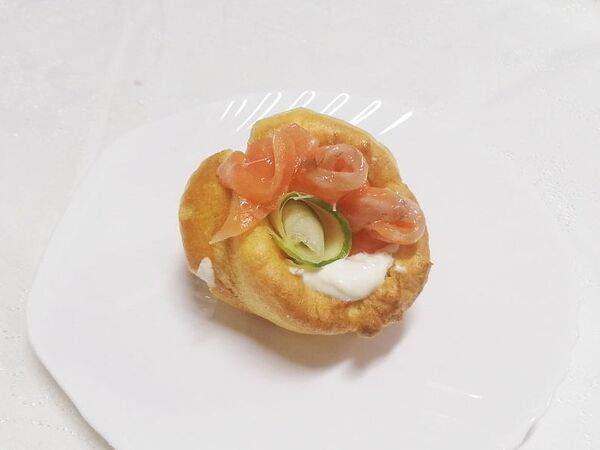 Три правила - Йоркширский пудинг с семгой