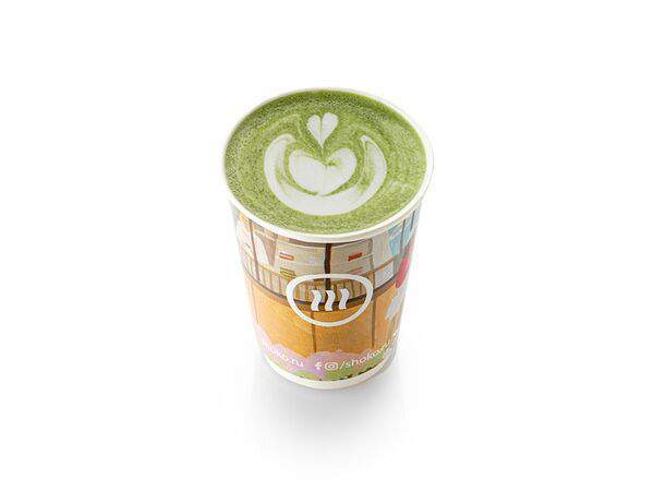 Шоколадница - Матча зеленая на банановом молоке