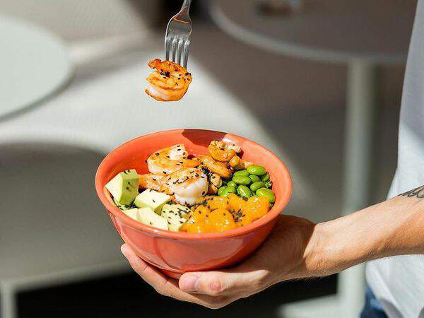 Zanoza Open Bar - Поке боул с креветками