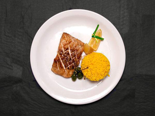 Акватория - Осетрина в медовом маринаде с рисом микс