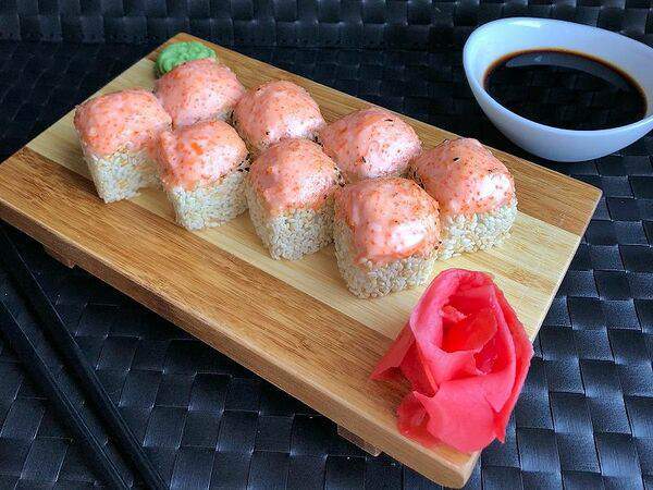 Хмельная территория - Запеченный ролл с мидиями