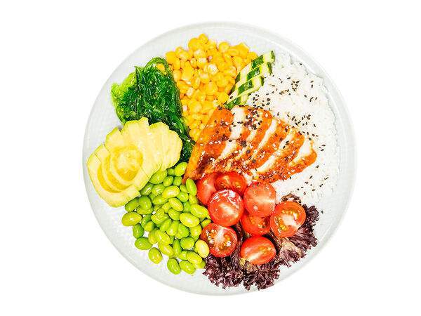 Easy Pizza - Поке с угрём унаги и рисом