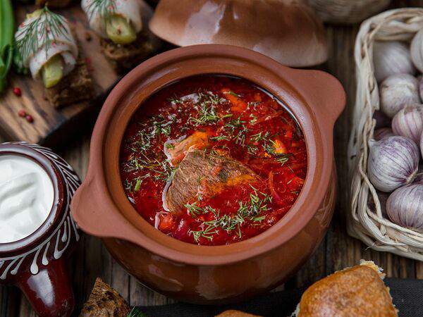 Корчма Хуторок - Борщ Кубанский