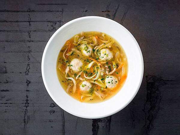 Рис - Лапша куриная