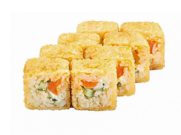 Кафе Nебо - Горячий ролл с копченым лососем