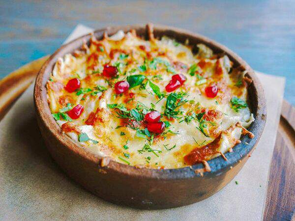 Кинза - Аджапсандал под сыром