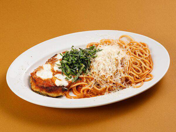 Лось Бистро - Чикен пармезан со спагетти