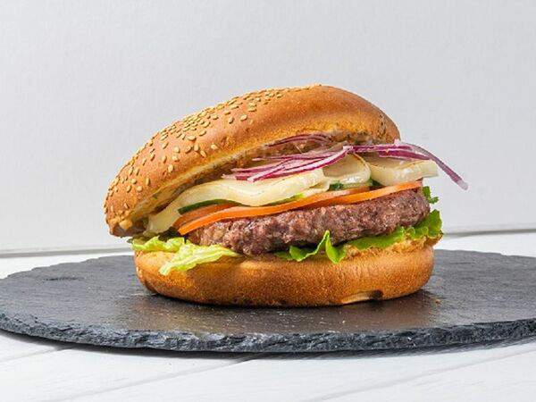 Хороша еда - Бургер с котлетой из мраморной говядины