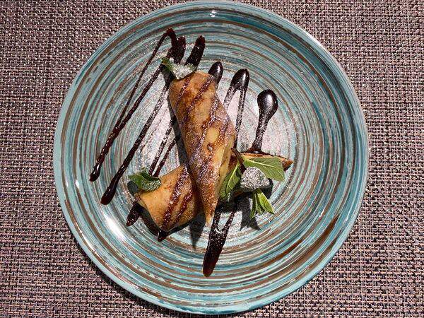 Налепили - Блины с бананом и шоколадом