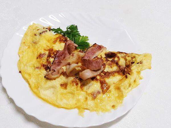 Три правила - Омлет с беконом