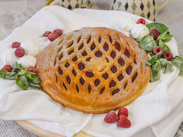 Пекарня Буханка - Пирог с малиной