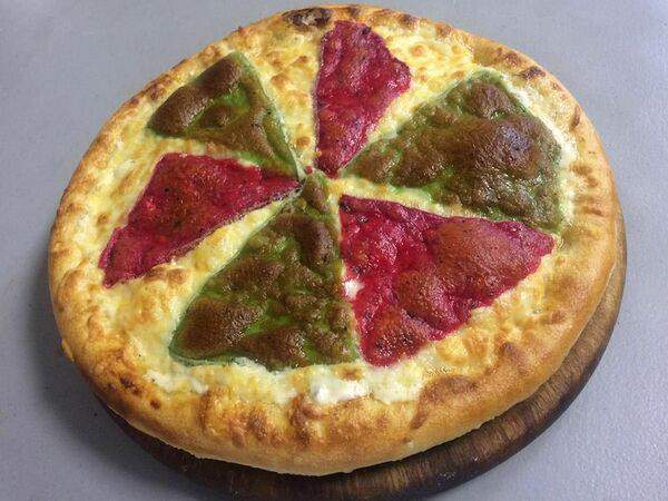 Браш-пицца - Пицца Четыре сыра