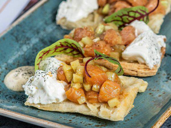 Дикая утка - Тартар из лосося