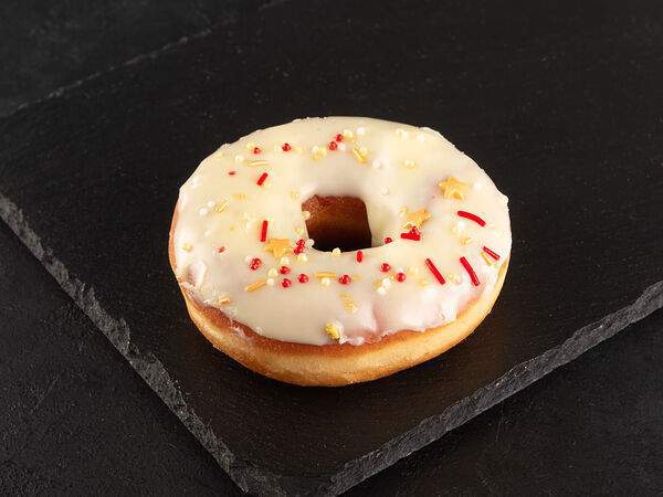 Лаўка - Пончик с абрикосовым кремом