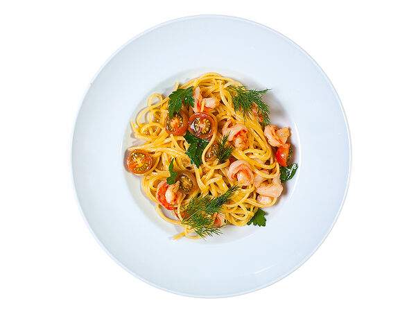 #proсчастье - Лингуине с креветками