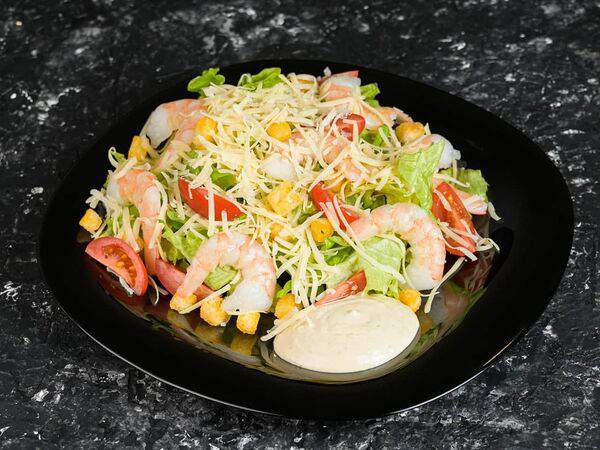 Филадельфия - Салат Цезарь с креветкой