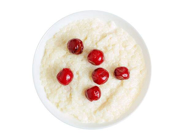 Мандарин - Рисовая каша с вишней