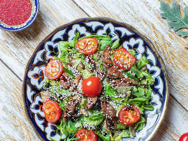 Центр плова Али-Баба - Горячий салат с телятиной