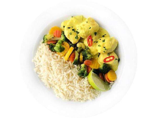 ILunch - Курица карри с овощами и рисом