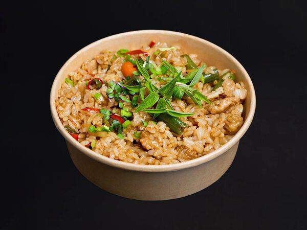 Fish & rice - Рис с цыпленком