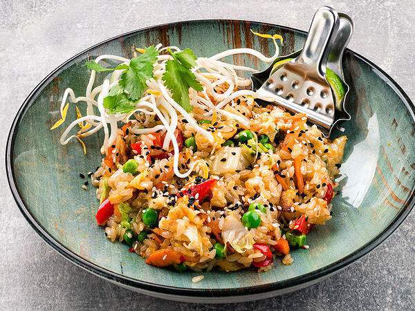 Балкон - Тяхан карри с овощами