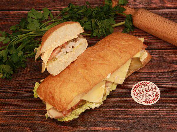 Брат Хлеб и его сестра Булка - Панини с курицей