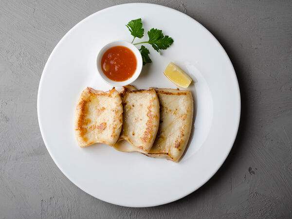 Бочка - Филе кальмара на гриле