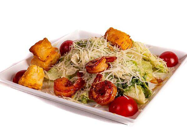 Пахлава - Салат Цезарь с креветками