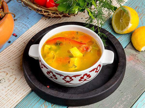 Чайхана neft lounge - Суп Балык шурпа