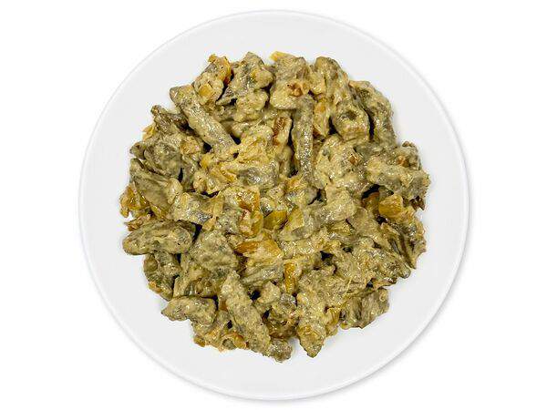 #СТОЛОВАЯ - Печень в сливочном соусе