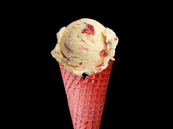 Alcreme - Мороженое Топленое молоко с брусникой