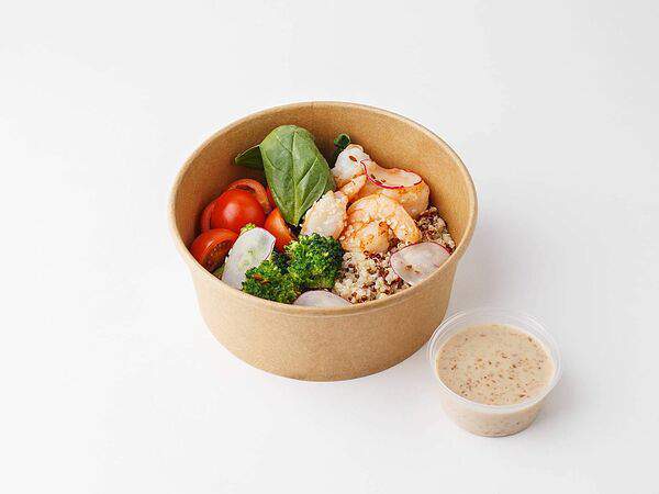 Ulandy Cafe - Боул с креветками и киноа
