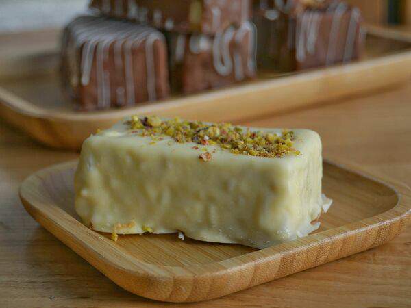 Pankoff Bakery - Чизкейк-батончик фисташковый