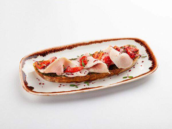 Magic Coffee - Брускетта c тамбовским окороком