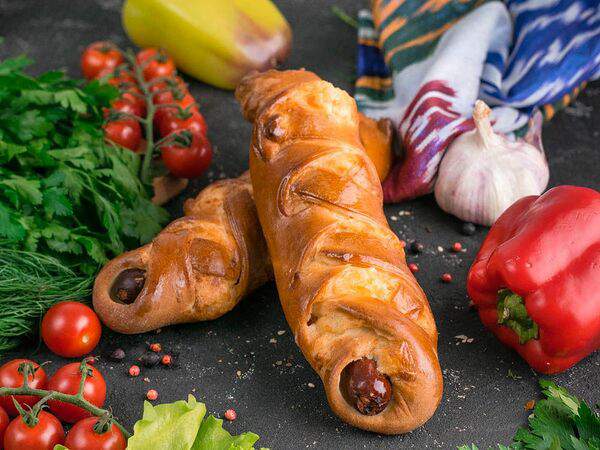 ПекарняУз - Баварская сосиска в тесте