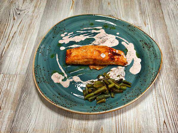 Белый лис - Лосось терияки