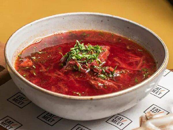 Eat Meet - Борщ с салом и сметаной