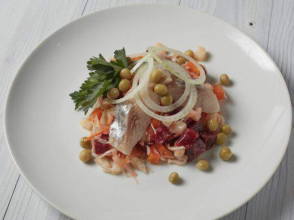 Галушка - Винегрет с сельдью