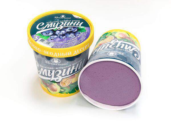 33 пингвина - Смузини Черника-голубая матча-спирулина