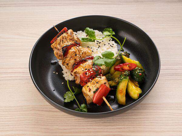 Кафе Полезные Продукты Лавка Здоровой Еды - Курица спайси с рисом