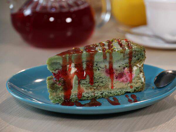 Aquarela Family - Фисташковый с малиной