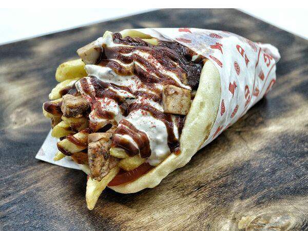 Ахиллес - Гирос с курицей барбекю