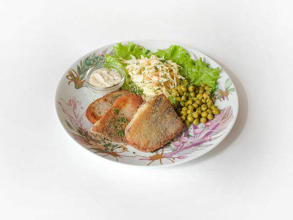 Брынза - Язык жаренный в сухарях