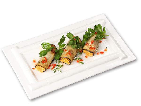 Чебуречная Брынза - Рулетики из баклажанов